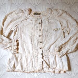 Enyce girls  peasant top